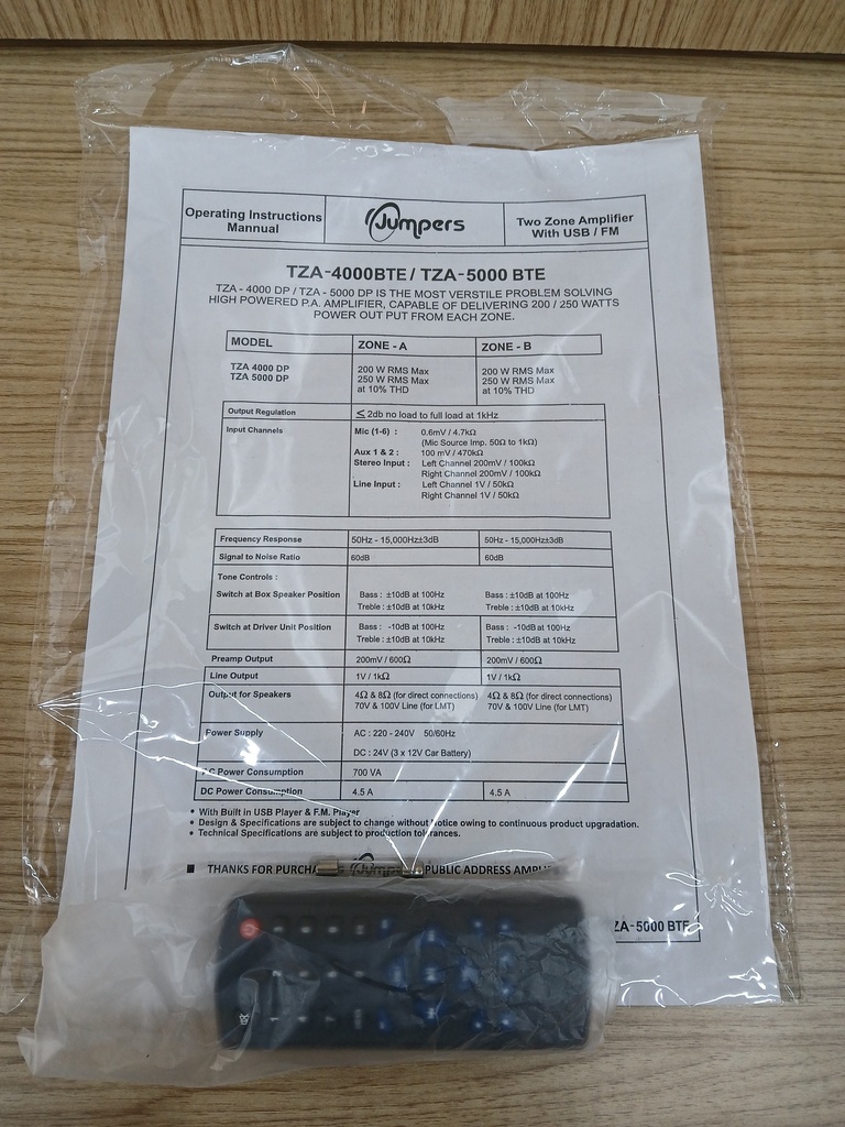 TZA-5000 BTE