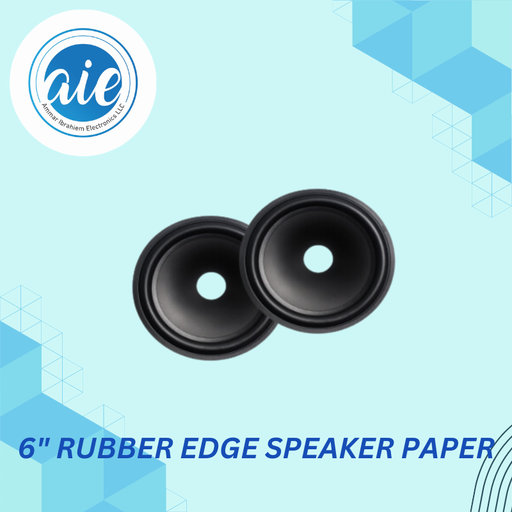 6" RUBBER EDGE SPEAKER PAPERS