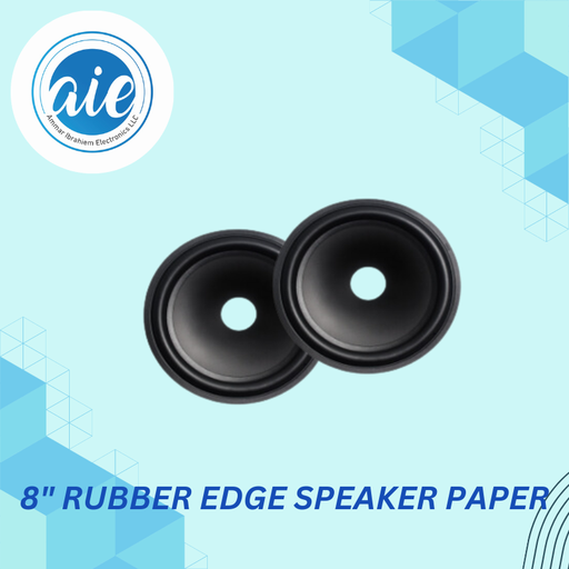 8" RUBBER EDGE SPEAKER PAPERS