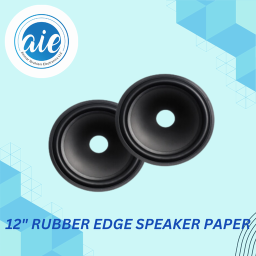 12" RUBBER EDGE SPEAKER PAPERS