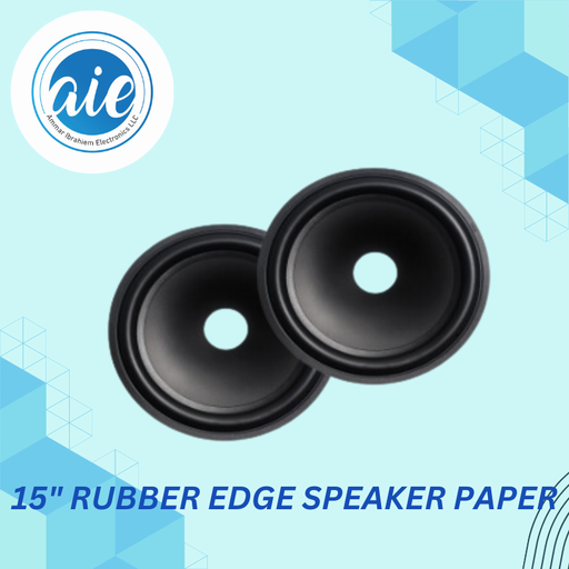 15" RUBBER EDGE SPEAKER PAPERS