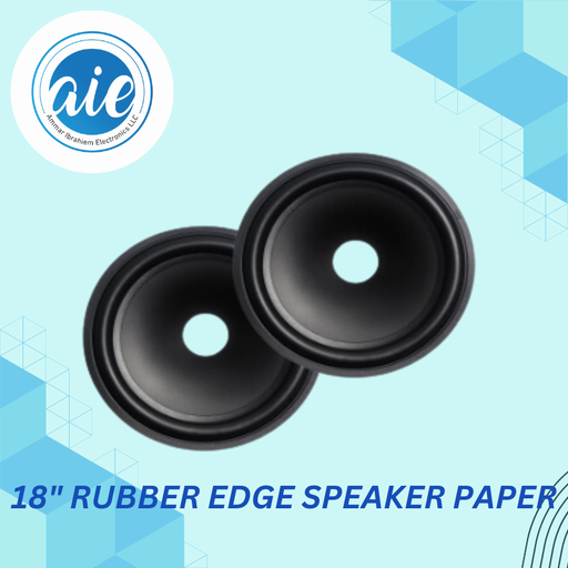 18" RUBBER EDGE SPEAKER PAPERS