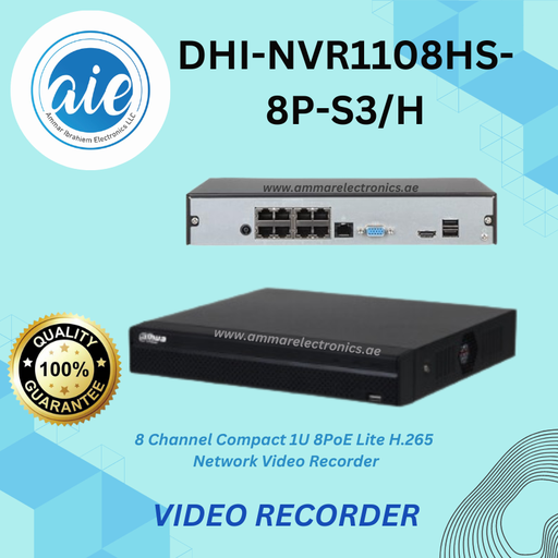 DHI-NVR1108HS-8P-S3/H