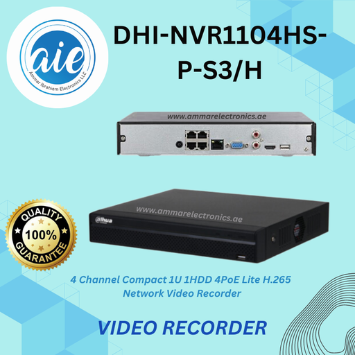 DHI-NVR1104HS-P-S3/H